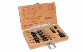 WL Fuller No. 10 Set - Countersink & Tapered Drill Bit Set - Quick Change ~ 10393010