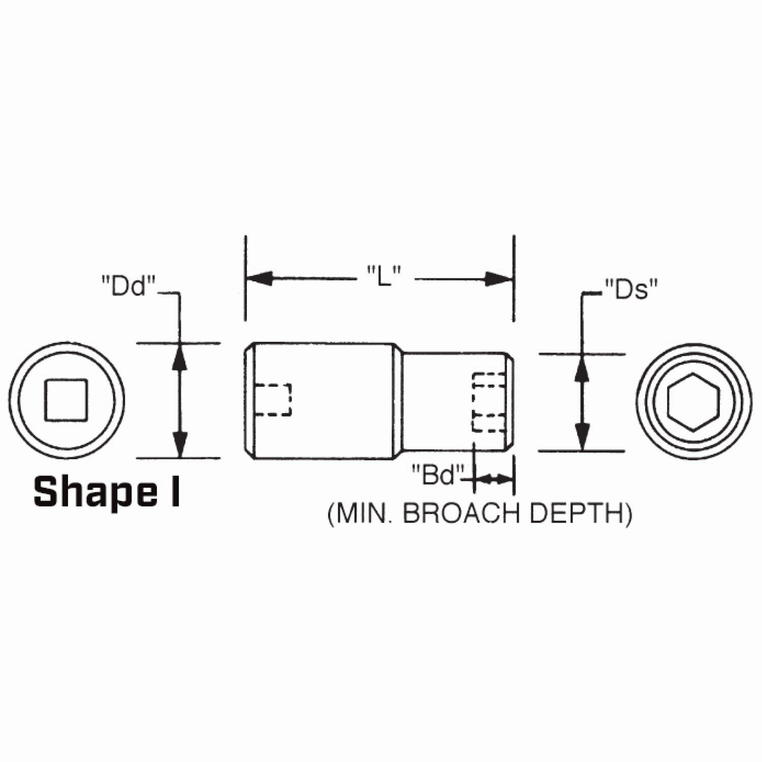 Wright Tool 84823 1-1/2" Drive 6 Point Standard Impact Socket - 1-7/16"