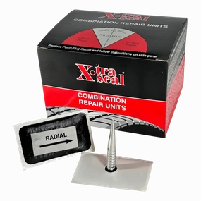 X-tra Seal 13-375 Small Quilled Patch Plug Repair Unit, 1-5/8" x 2 7/8", 5/16" Rnd (15/Box)