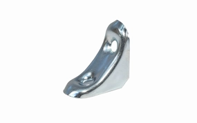 Zinc Corner Brace with Smooth Surface ~ 1-3/8" x 1-3/8"