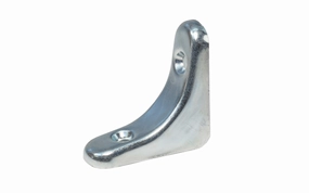 Zinc Corner Brace with Smooth Surface ~ 2" x 2"