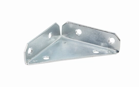 Zinc-Plated Corner Brace with Backplate