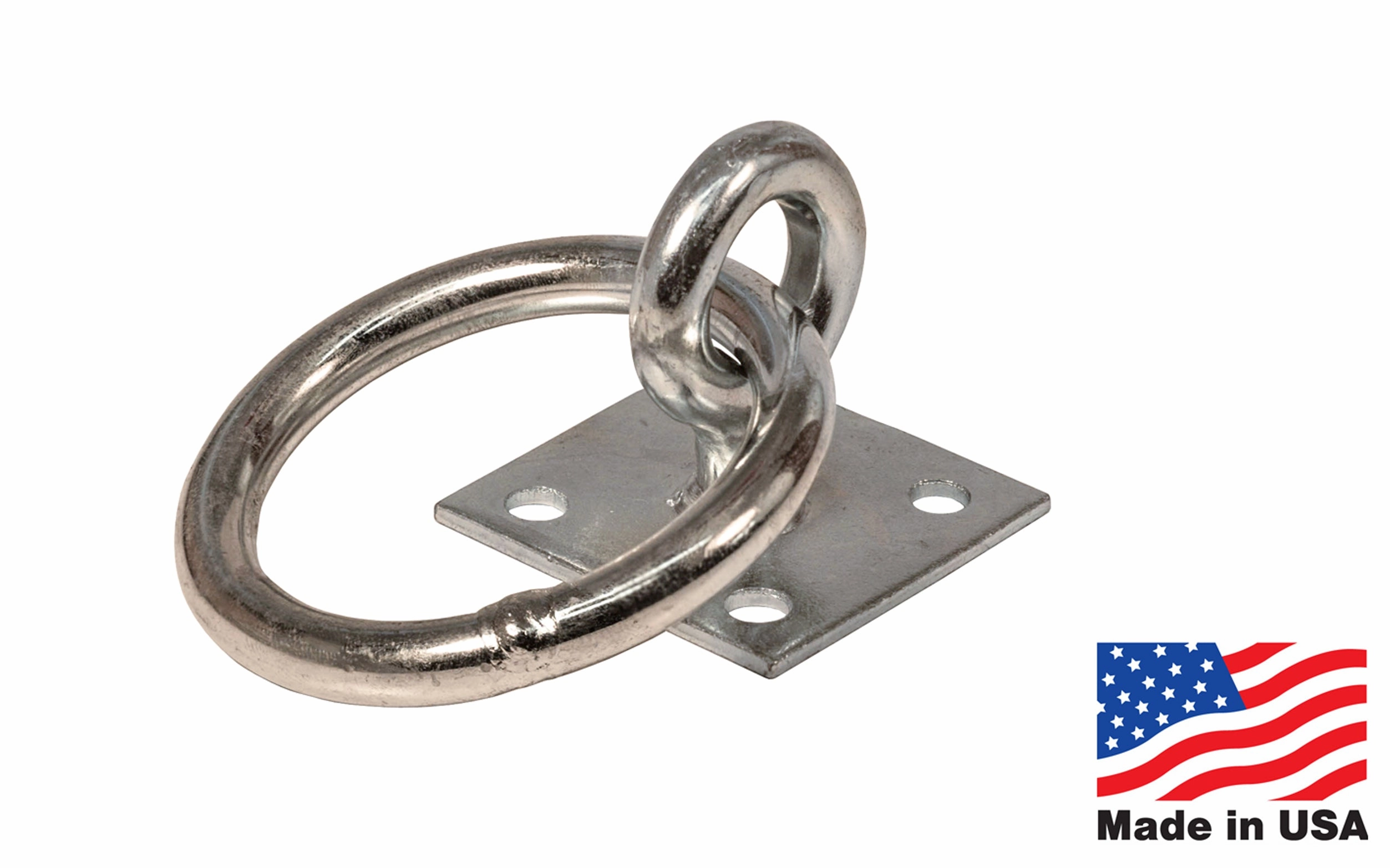 Zinc Plated Ring & Eye Pad