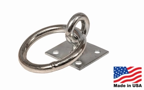 Zinc Plated Ring & Eye Pad