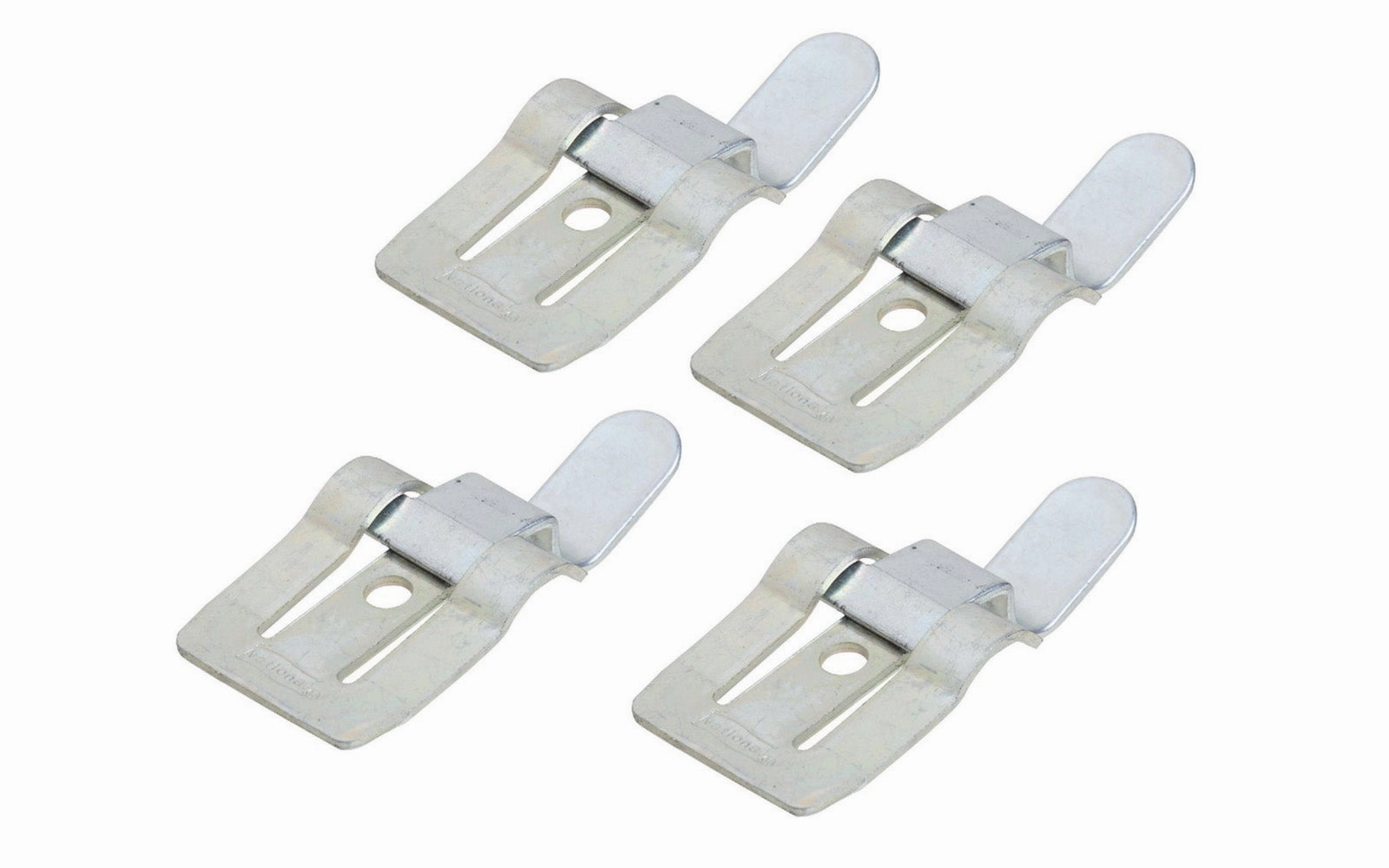 Zinc-Plated Steel Snap Fasteners - 4 Pack